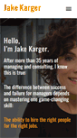 Mobile Screenshot of jakekarger.com